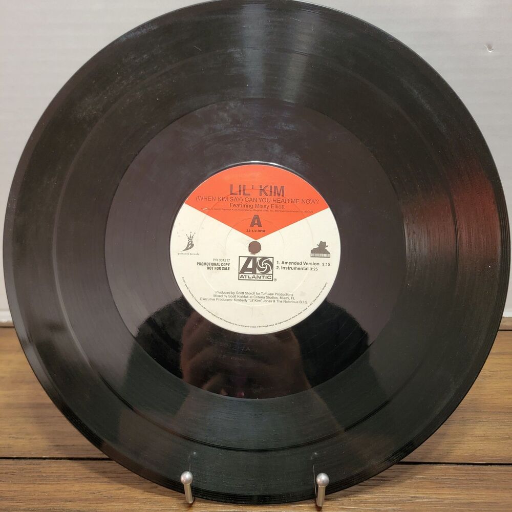 VINTAGE VINYL Lil' Kim: (When Kim Say) Can You Hear Me Now? w Missy E - Promo LP